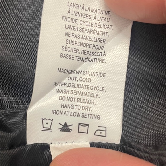 Reitmans Black Double Breasted Trench Coat Pockets & Tie Belt Nylon Sz S - Picture 13 of 16